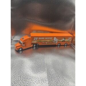 Tony Stewart #20 Home Depot Plastic Peanuts 1:64 Trailer Rig Semi  Car Hauler